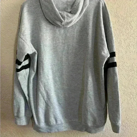 Wonder Woman Hoodie Size XL Gray Logo Kangaroo Pocket Long Sleeve, DC comics - Picture 2 of 5